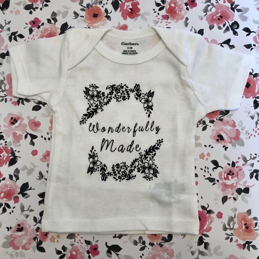 Wonderfully Made Baby Girl Shirt